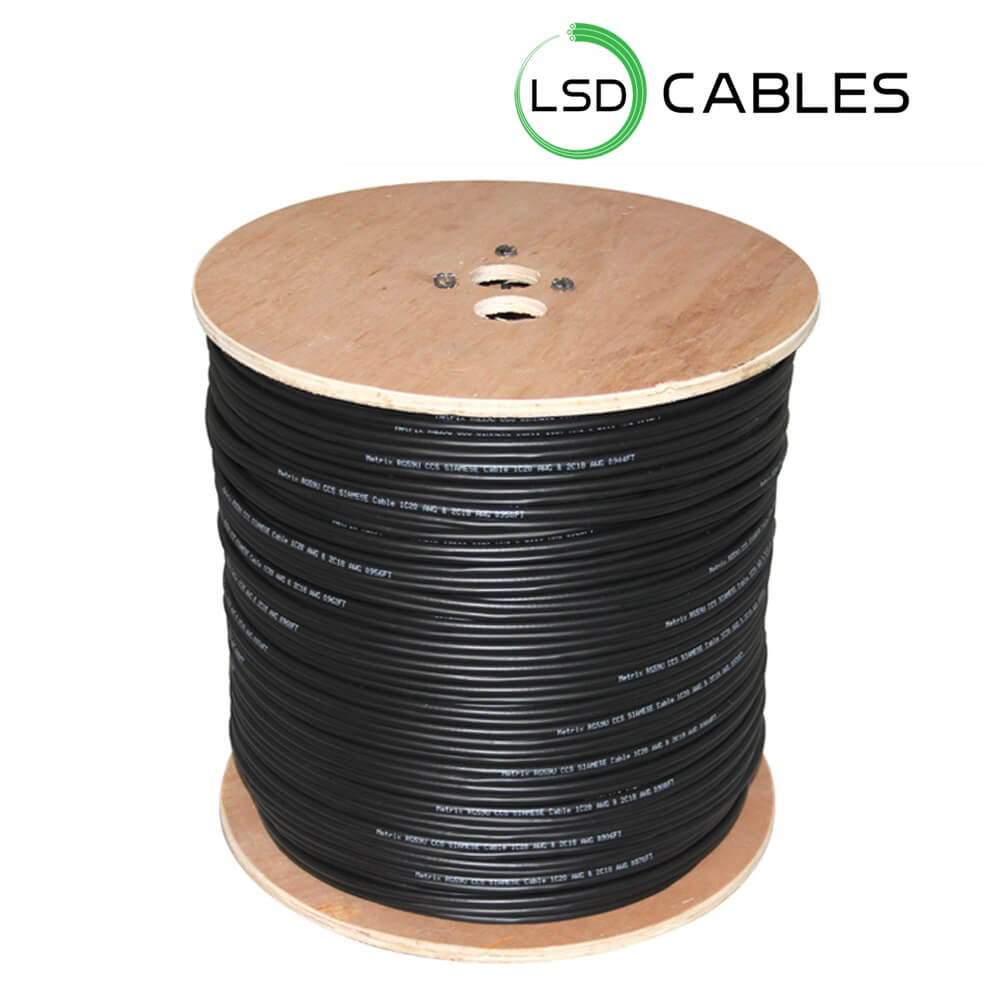 LSD CABLES CCTV Cable RG59 Package wooden reel. - Cat5e FTP Outdoor Cable L-505