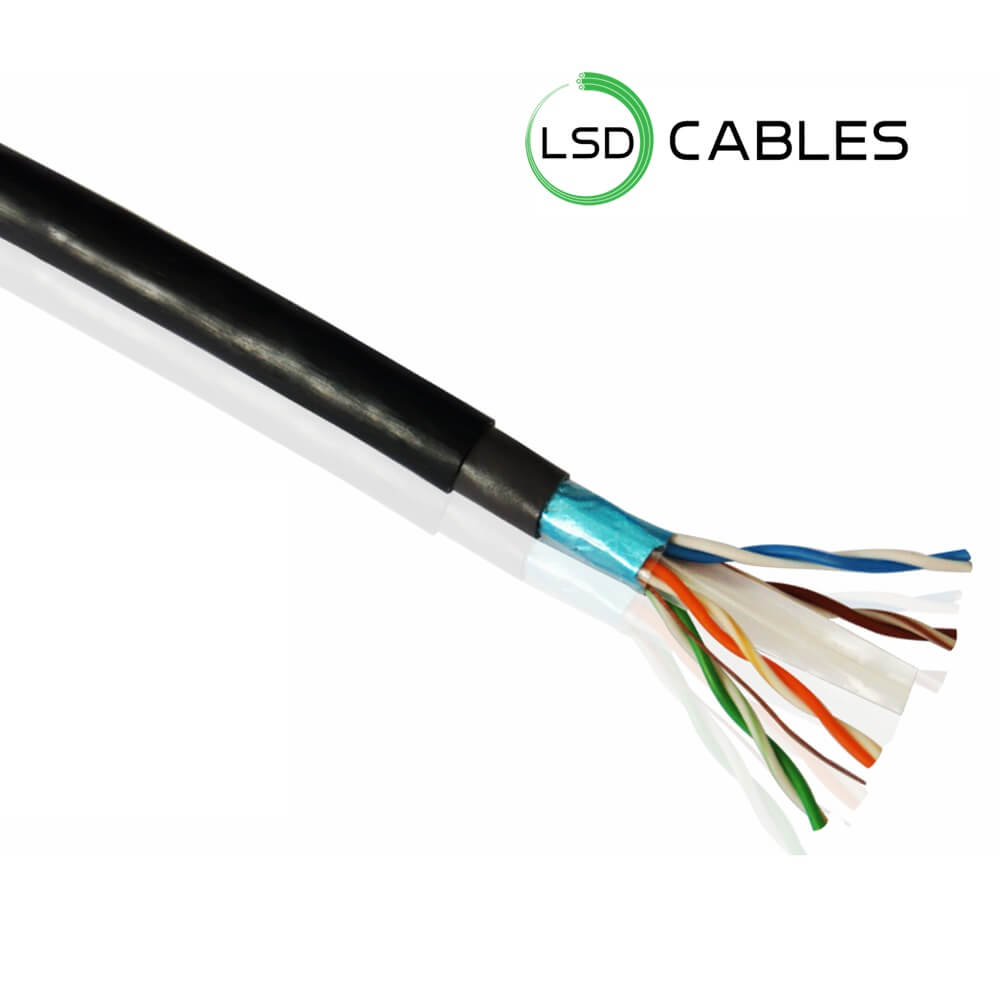 LSDCABLES CAT6 FTP CABLE OUTDOOR L 605 - Cat6 FTP Outdoor Cable L-605