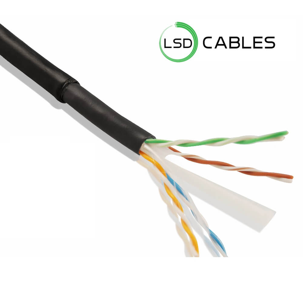 LSDCABLES CAT6 UTP CABLE OUTDOOR L 604 - Cat6 UTP Outdoor Cable L-604