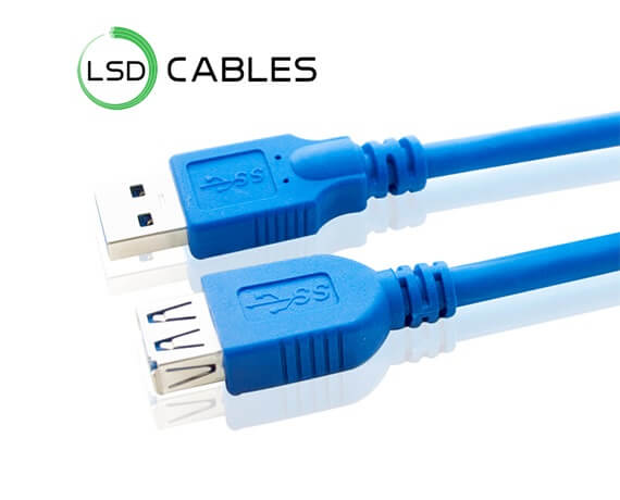 LSDCABLES USB3.0 A male to A male Extension Cable Pro L U04 - USB3.0 A male to A-male Extension Cable Pro L-U01